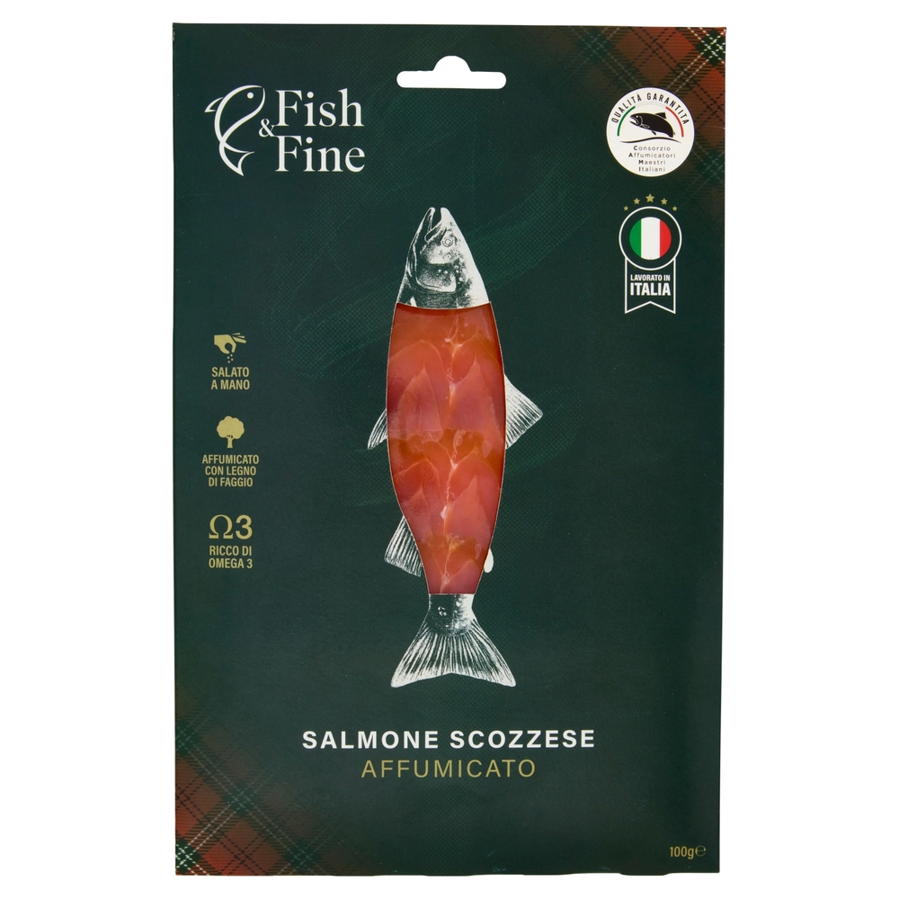 Fish & Fine Salmone Scozzese Affumicato 100 g